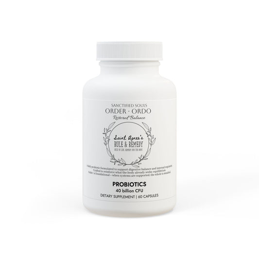 Saint Agnes's Rule & Remedy - Order · Ordo - Restored Balance - Probiotics Supplement (60 Capsules)