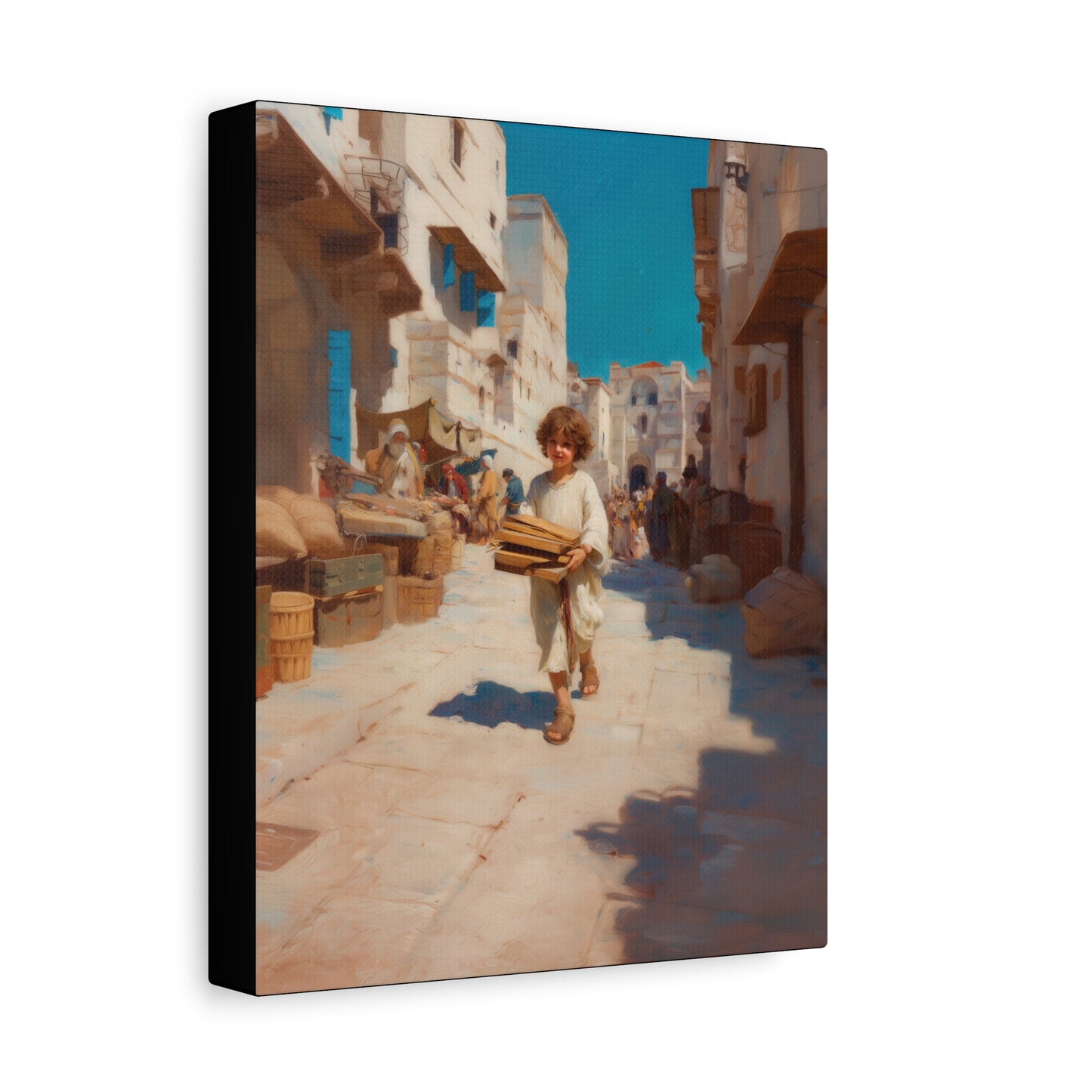 Nazareth and the Hidden Light of Christ - Gallery Wrapped Canvas - Print - Religious Art for your Home - Catholic Art