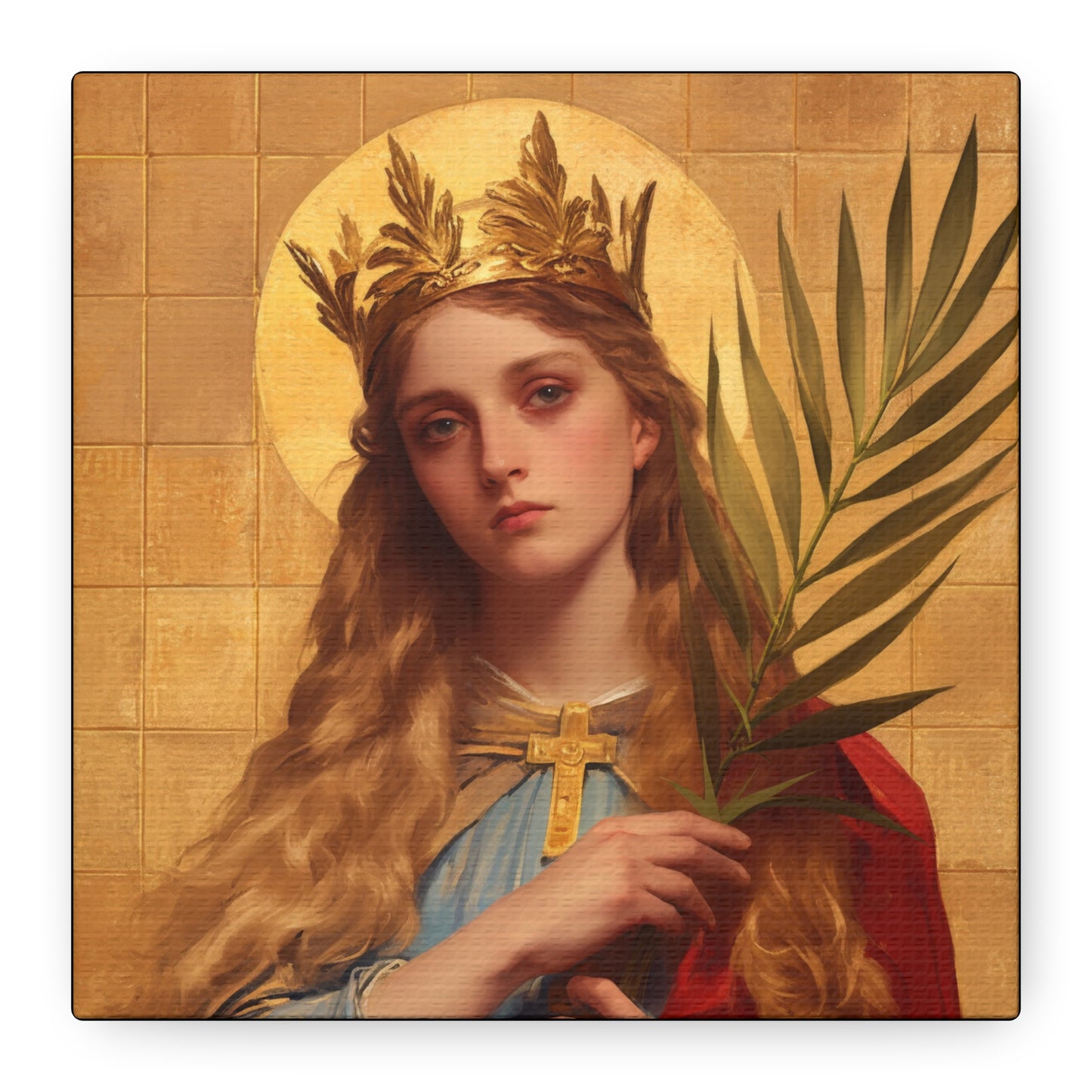 Saint Agrippina - Gallery Wrapped Canvas - Print - Religious Art for your Home - Catholic Art