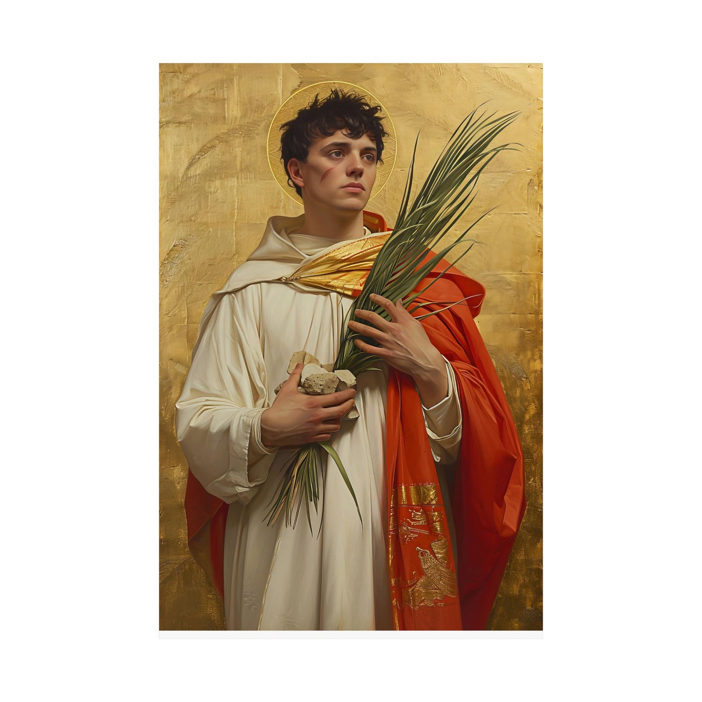 Saint Stephen - Sanctified Souls Print - Multiple Sizes - Premium Matte Vertical Posters
