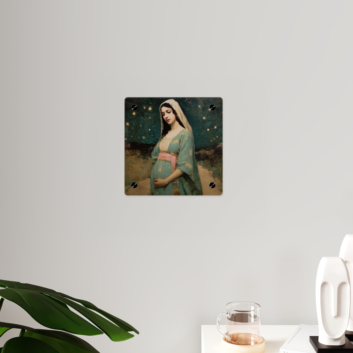 Our Lady of 'O' - Our Lady of Expectation - Mother Mary - Marian Art - Wall Art Panel - Ready to Hang Acrylic Print - Catholic Art