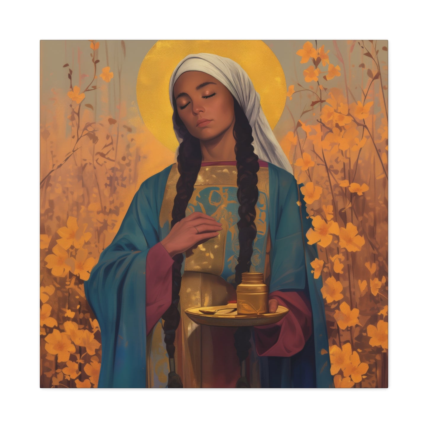 Saint Hermione of Ephesus - Gallery Wrapped Canvas - Print - Religious Art for your Home - Catholic Art Print