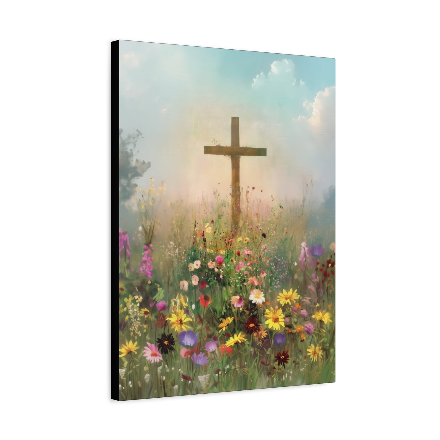 The Cross That Called the Earth to Life - Gallery Wrapped Canvas - Print - Religious Art for your Home - Catholic