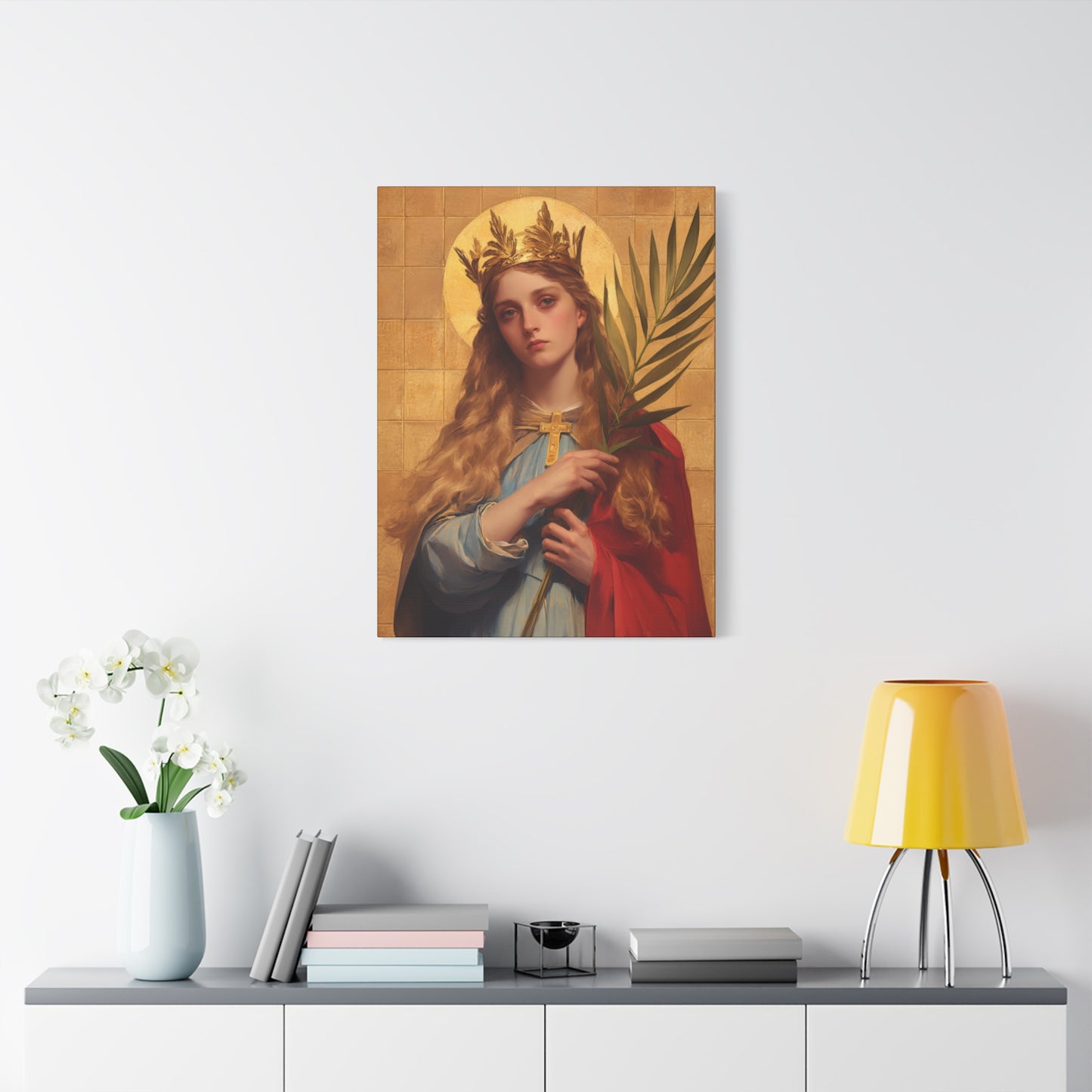 Saint Agrippina - Gallery Wrapped Canvas - Print - Religious Art for your Home - Catholic Art