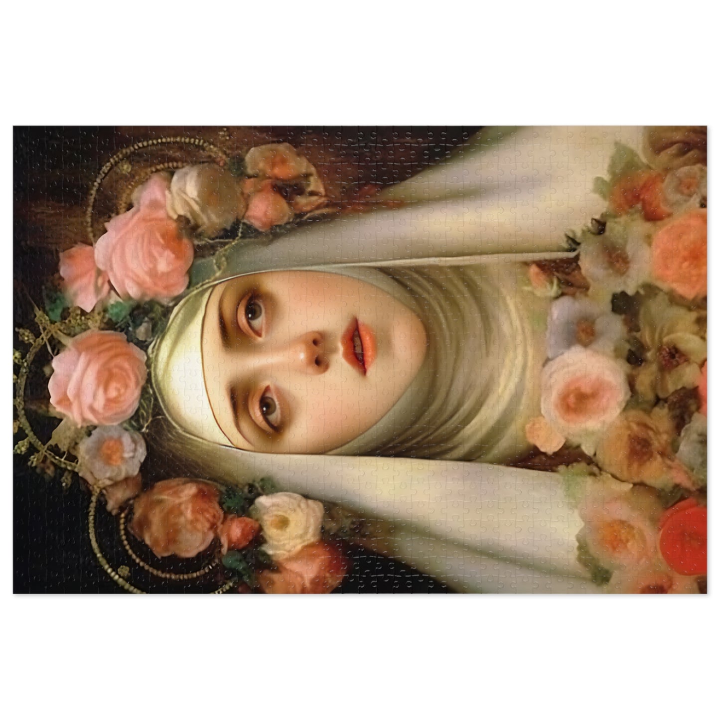 Saint Rose of Lima - Puzzle and Keepsake Tin - Religious Jigsaw Puzzle (30, 110, 252, 500,1000-Piece) - Religious Puzzle