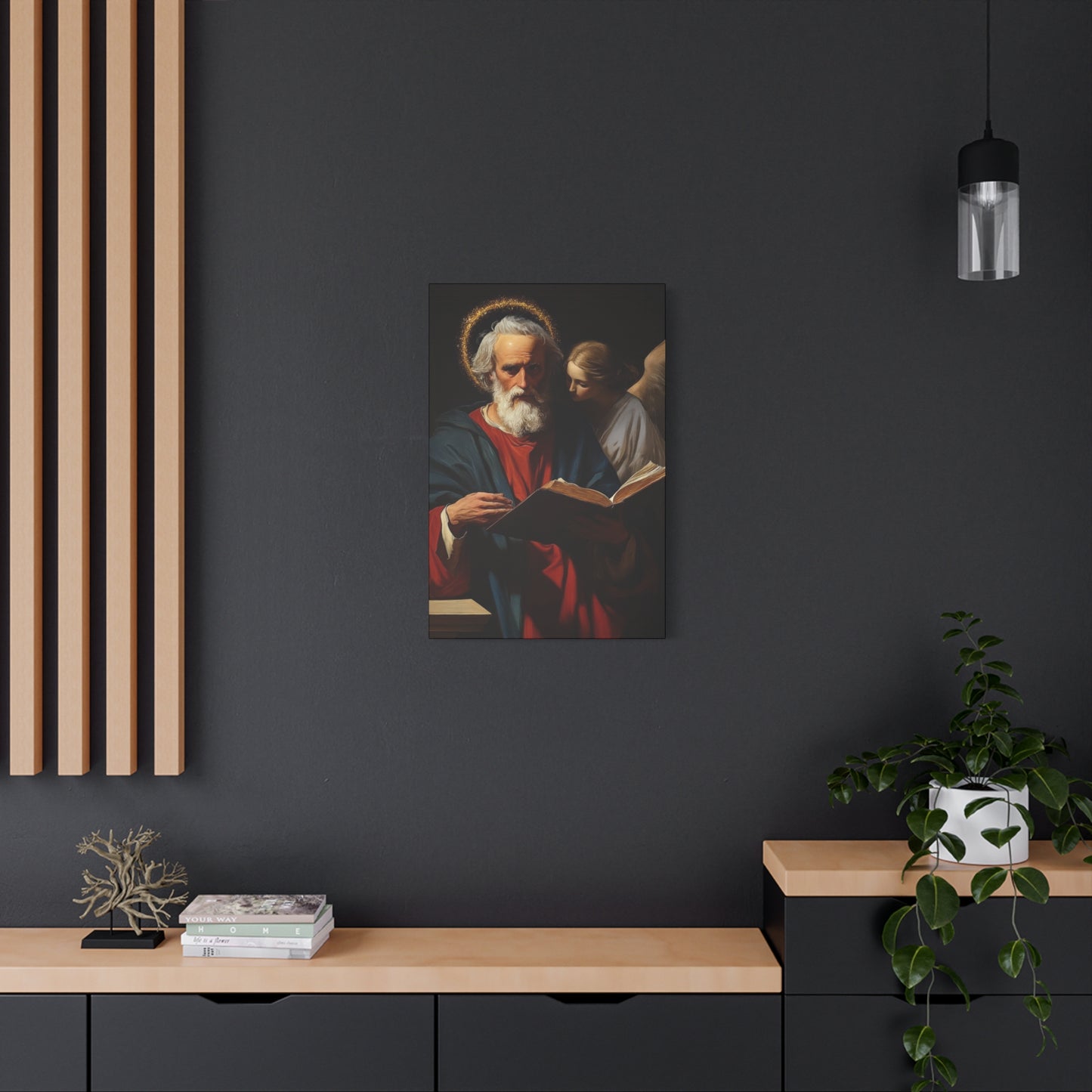 Saint Matthew the Apostle - Gallery Wrapped Canvas - Print - Religious Art for your Home - Catholic
