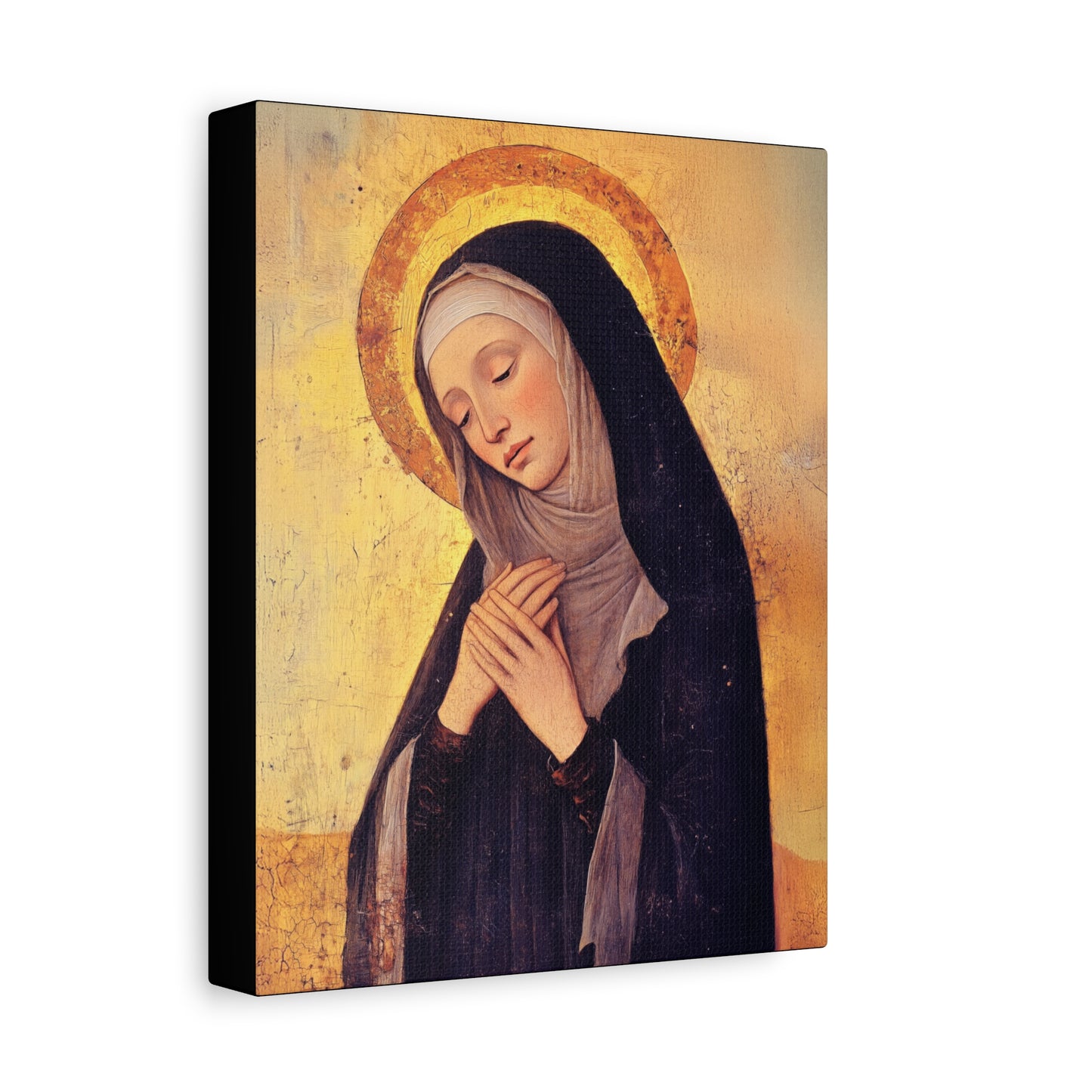 Saint Syncletica of Alexandria - Desert Mother - Gallery Wrapped Canvas - Print - Religious Art for your Home - Catholic