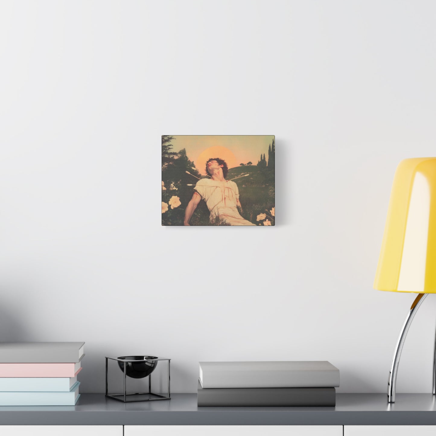 Saint Sebastian -  Museum Wrapped Canvas - Sanctified Souls Print - Religious Art for your Home - Catholic Patron Saint Art