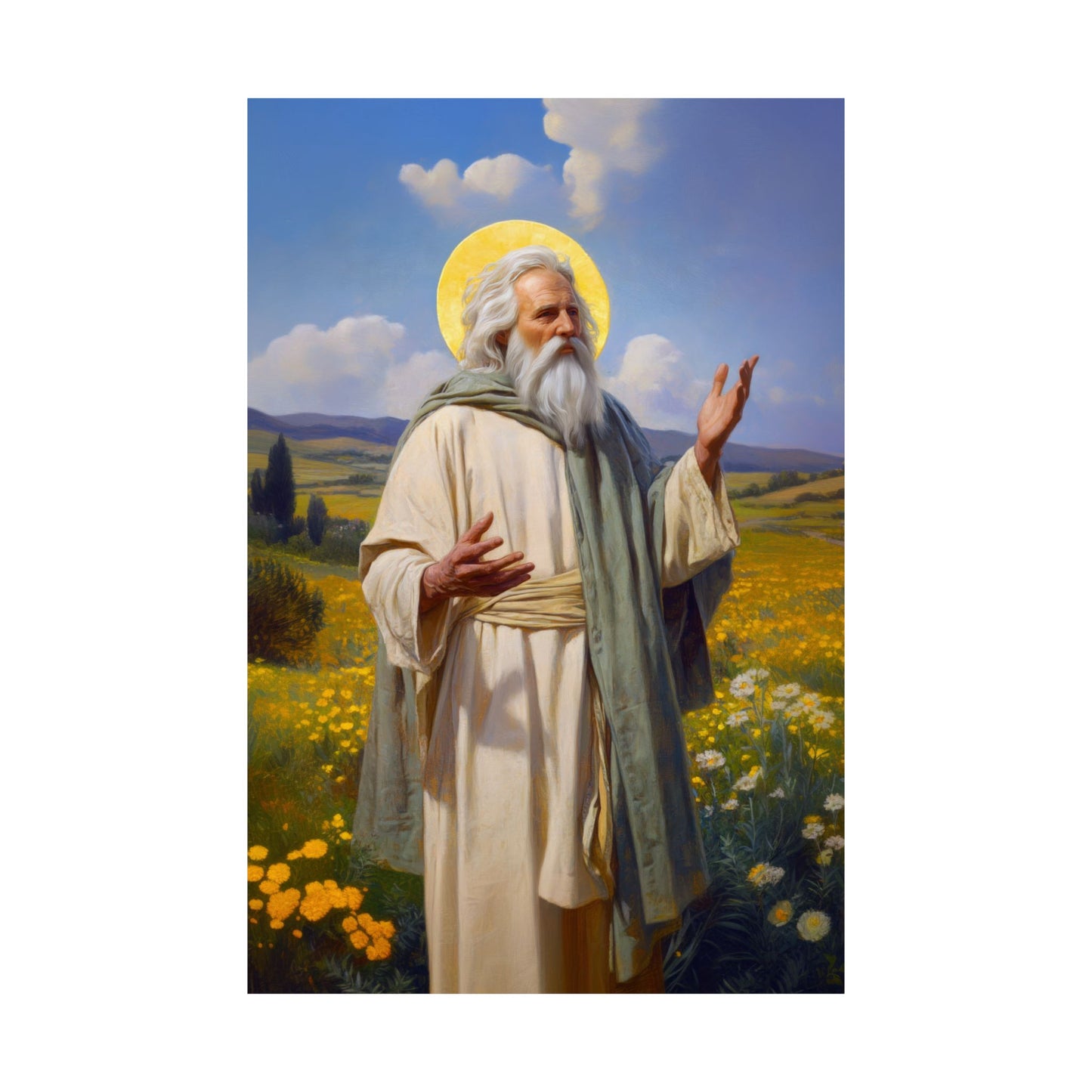 Saint Hilary of Arles - Sanctified Souls Print - Multiple Sizes - Premium Matte Vertical Posters