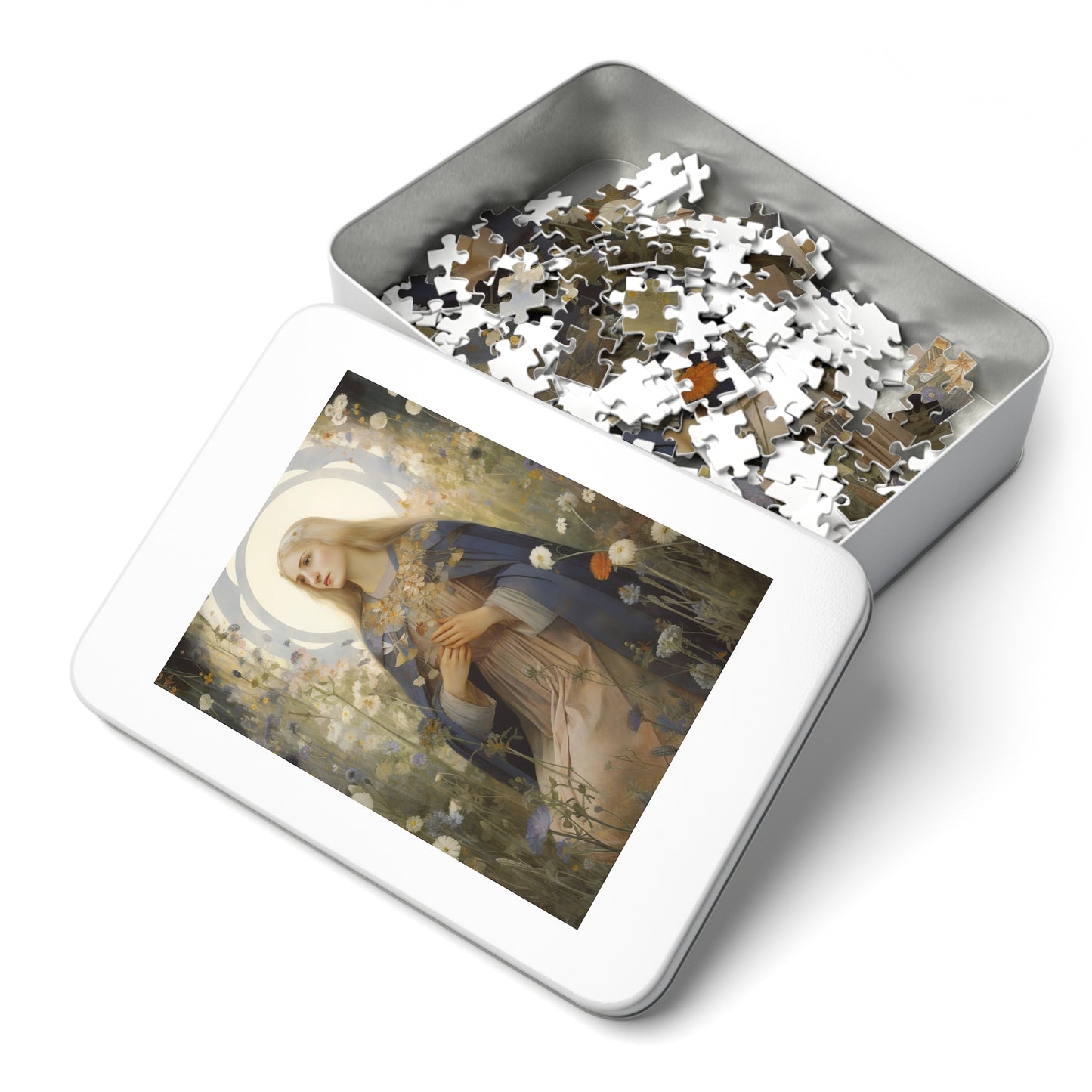 Saint Hildegarde - Puzzle and Keepsake Tin - Religious Jigsaw Puzzle (30, 110, 252, 500,1000-Piece) - Religious Puzzle