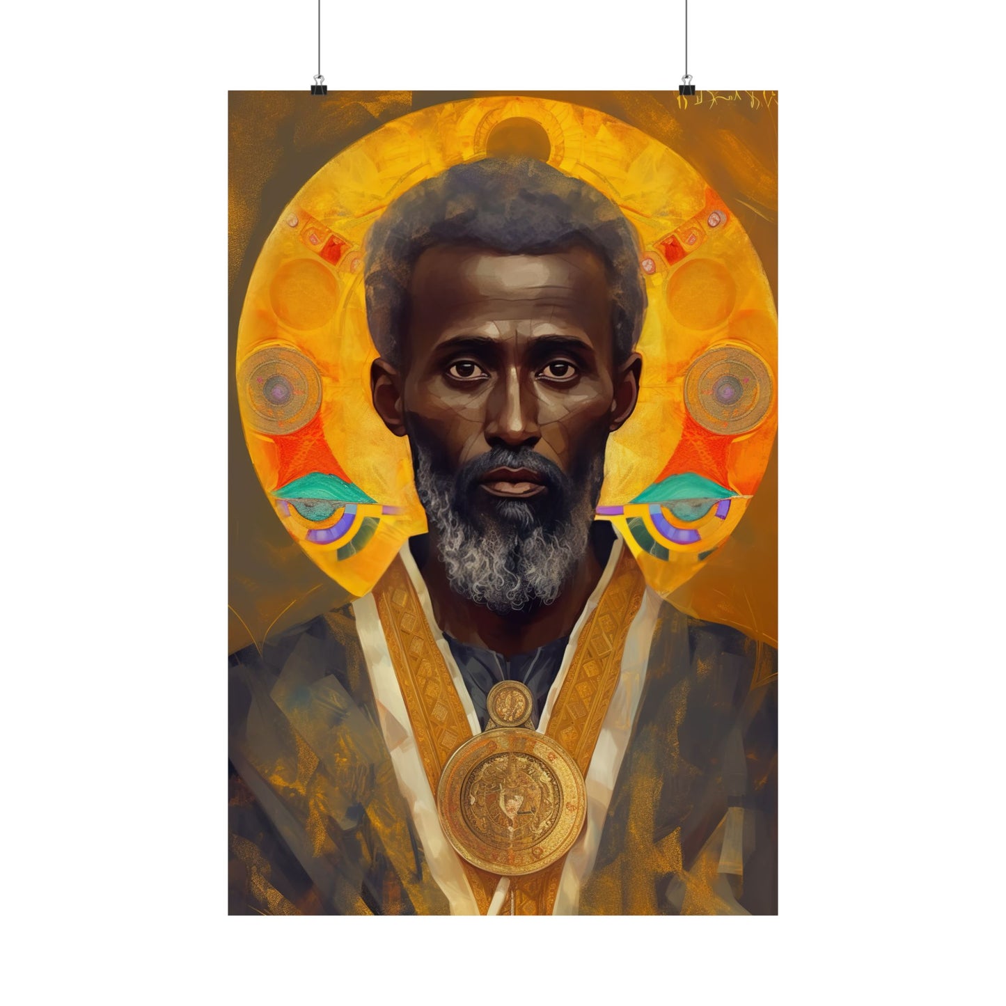 Saint Frumentius - Sanctified Souls Print - Multiple Sizes - Premium Matte Vertical Posters