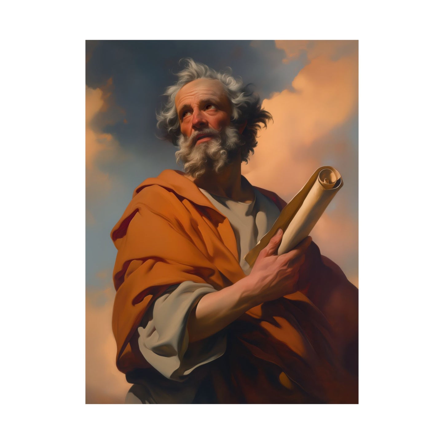 Saint Paul the Apostle - Sanctified Souls Print - Multiple Sizes - Premium Matte Vertical Posters