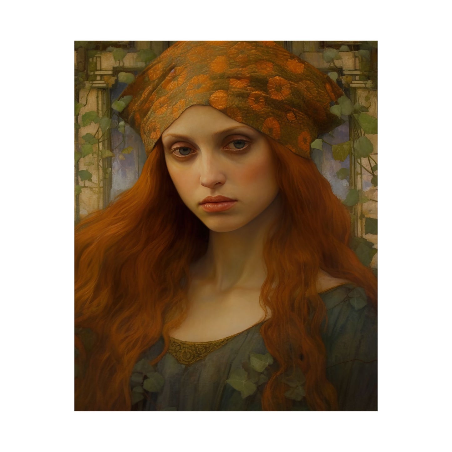 Gaze of Devotion : Mary Magdalene Print - Sanctified Souls Print - Multiple Sizes - Premium Matte Vertical Posters