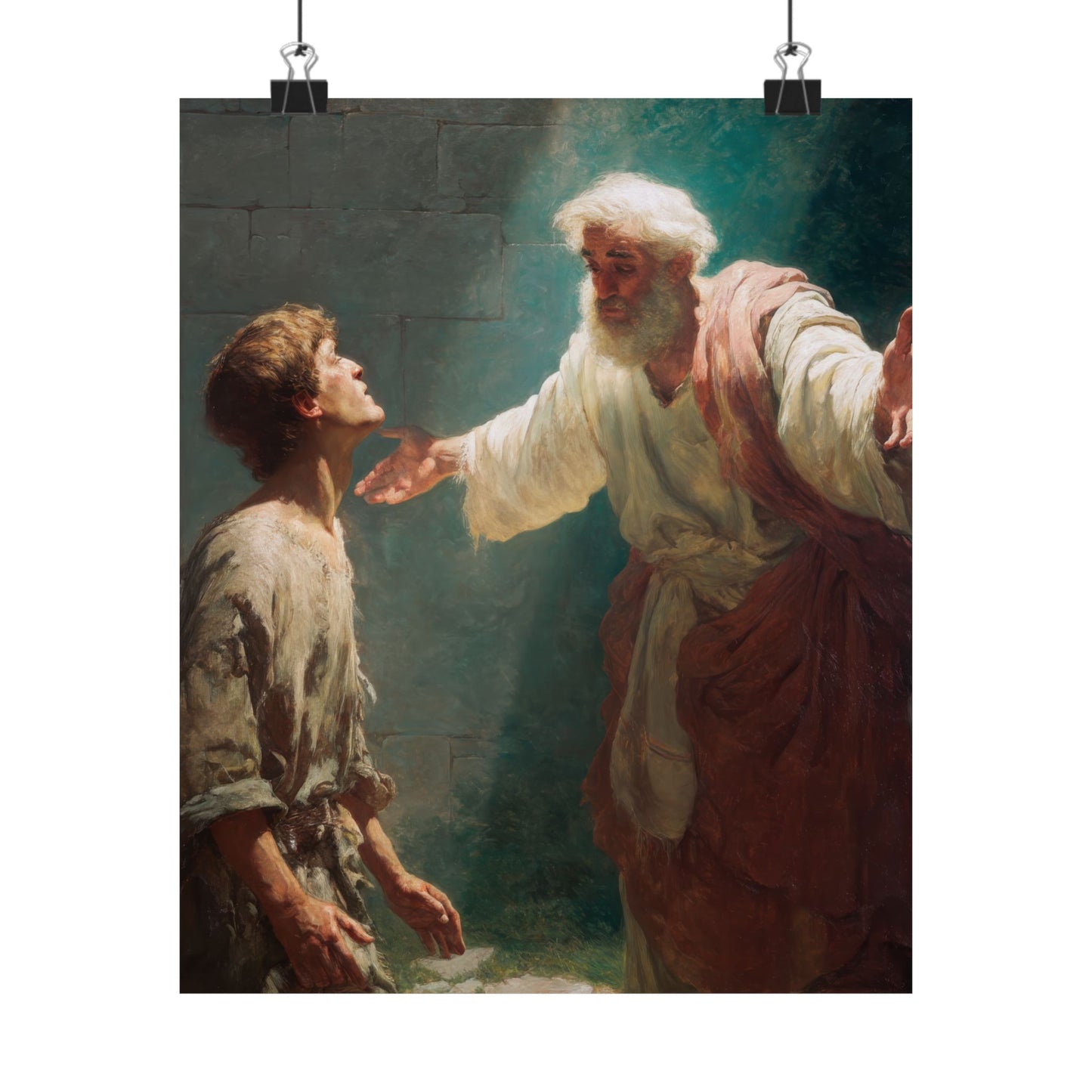 Homecoming of the Prodigal Son - Sanctified Souls Print - Multiple Sizes - Premium Matte Vertical Posters