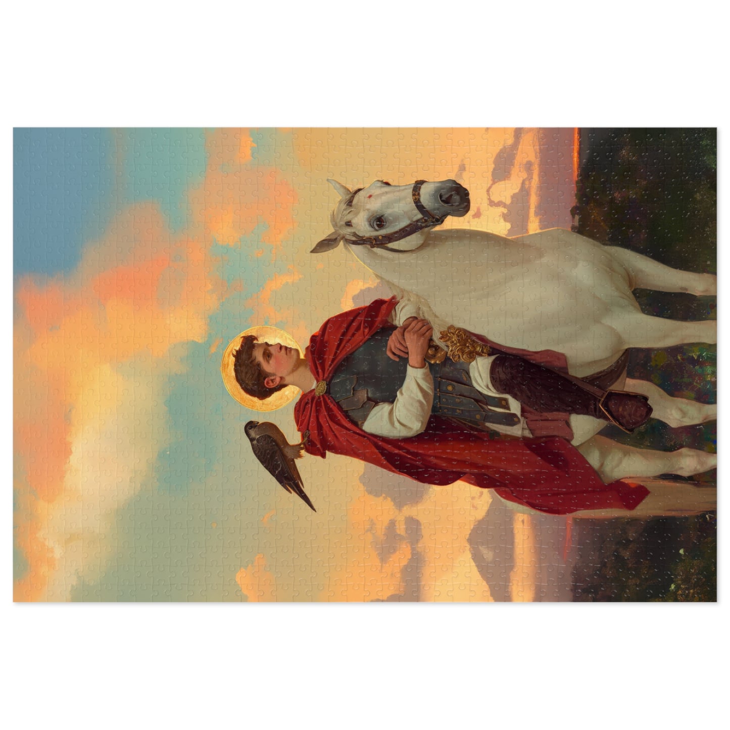 Saint Tryphon - Puzzle & Keepsake Tin - Religious Jigsaw Puzzle (30, 110, 252, 500,1000-Piece)