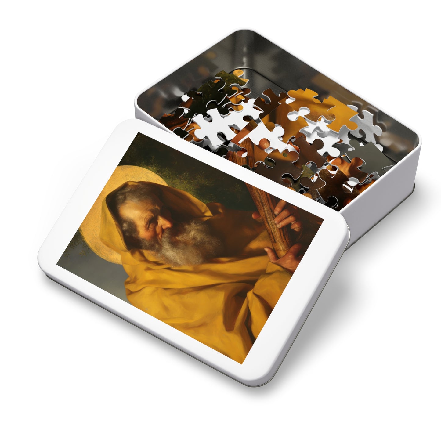 Saint James the Lesser - Apostle - Puzzle and Keepsake Tin - Religious (30, 110, 252, 500,1000) - Religious Puzzle - Gifts for Catholics