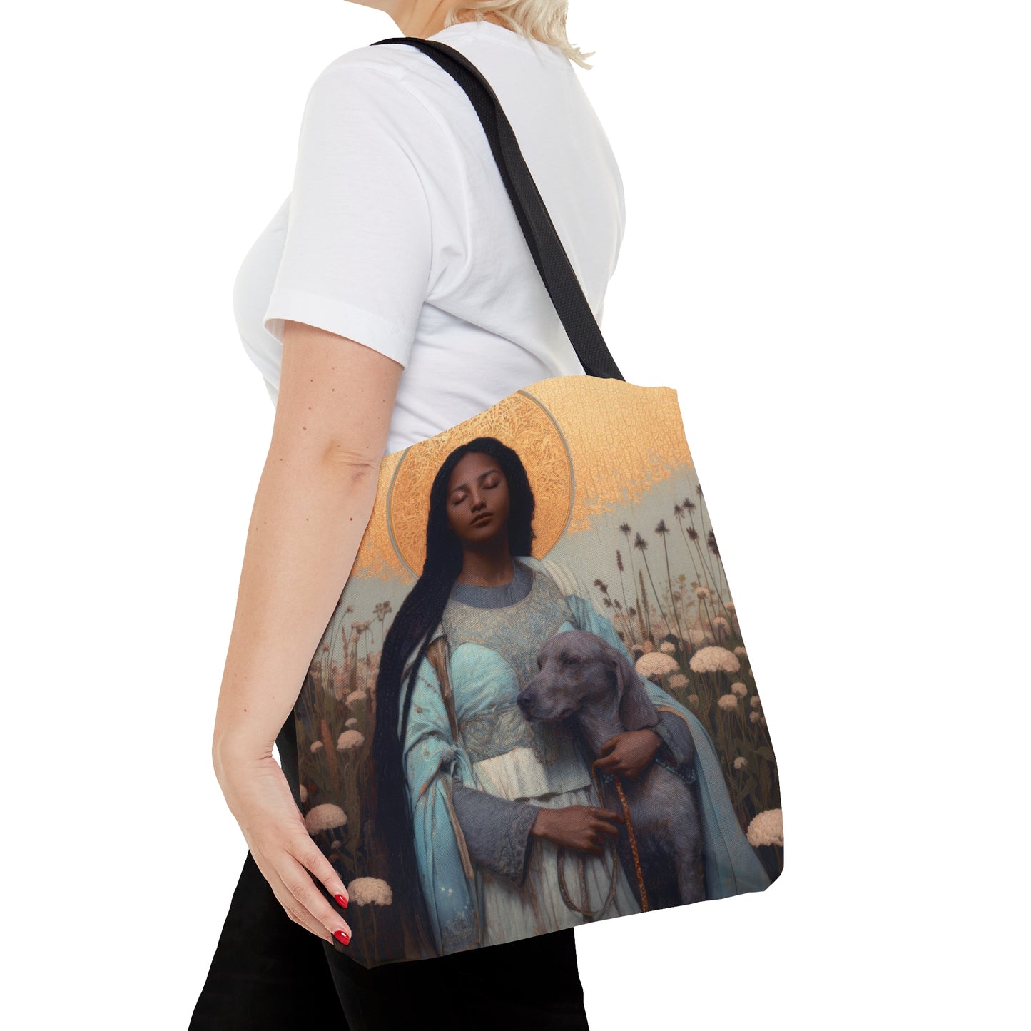Saint Quiteria - Tote Bag - Large Medium Small Faith Art Bag - Catholic Faith Purse