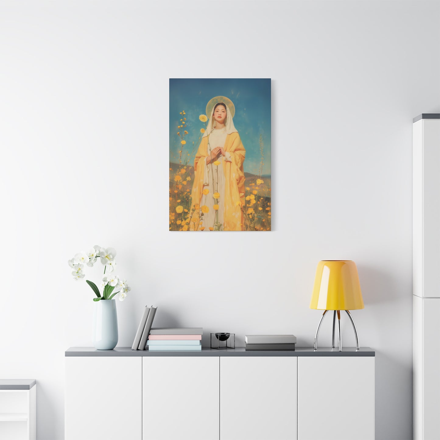 Saint Agatha Lin - Gallery Wrapped Canvas - Print - Religious Art for your Home - Catholic Art