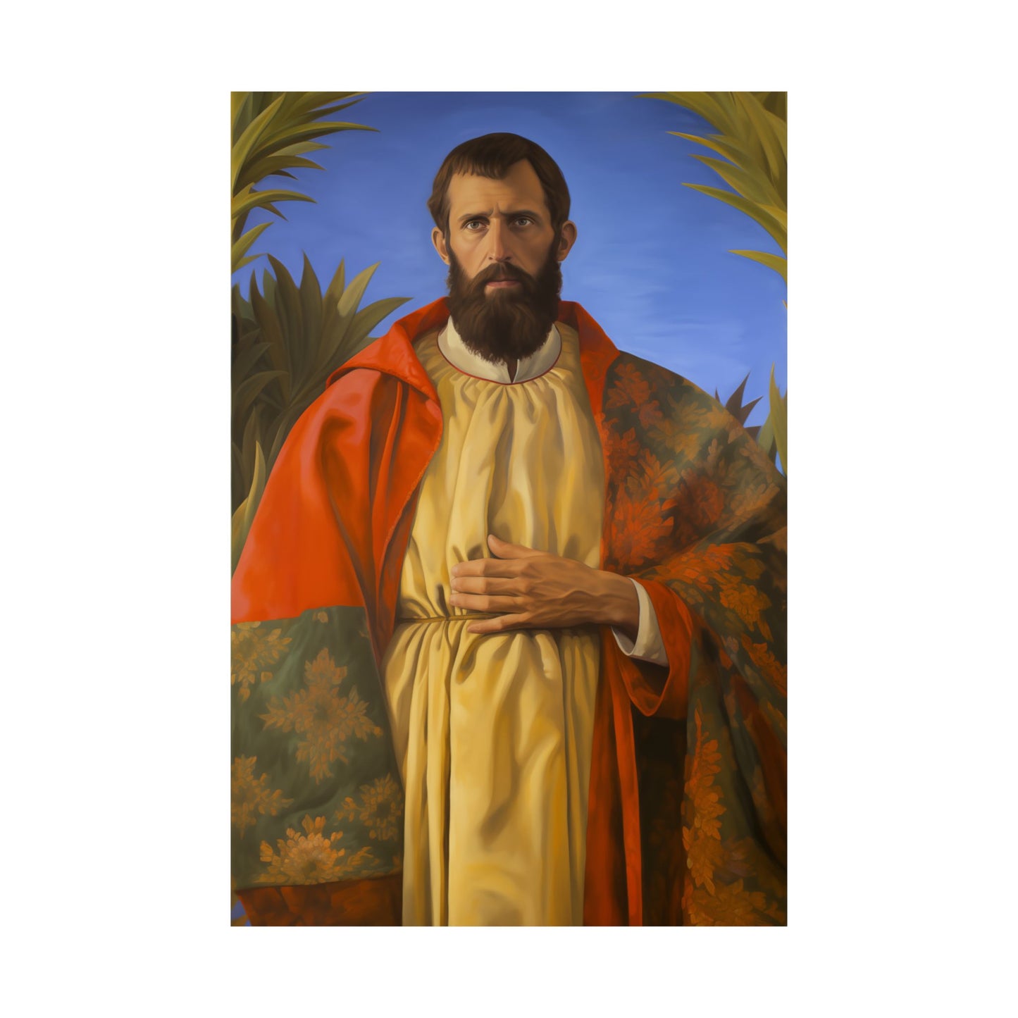 Saint Thomas the Apostle - Sanctified Souls Print - Multiple Sizes - Premium Matte Vertical Posters