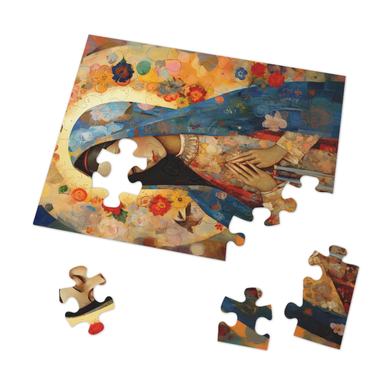 Mary's Silent Blessing - Puzzle and Keepsake Tin - Religious Jigsaw Puzzle (30, 110, 252, 500,1000-Piece) - Religious Puzzle