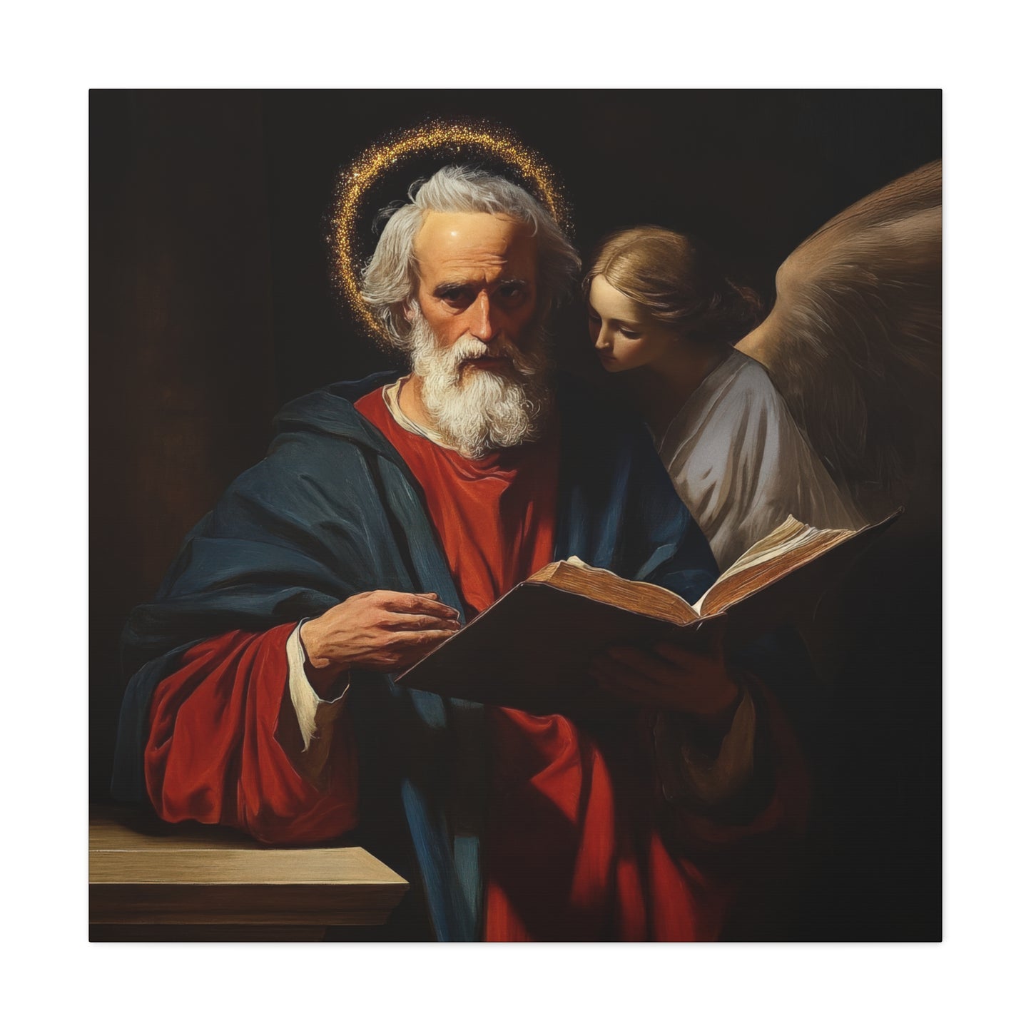 Saint Matthew the Apostle - Gallery Wrapped Canvas - Print - Religious Art for your Home - Catholic
