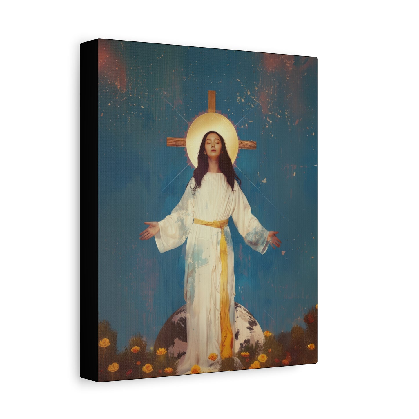 Our Lady of Akita - Mother Mary - Gallery Wrapped Canvas - Print - Religious Art for your Home - Catholic