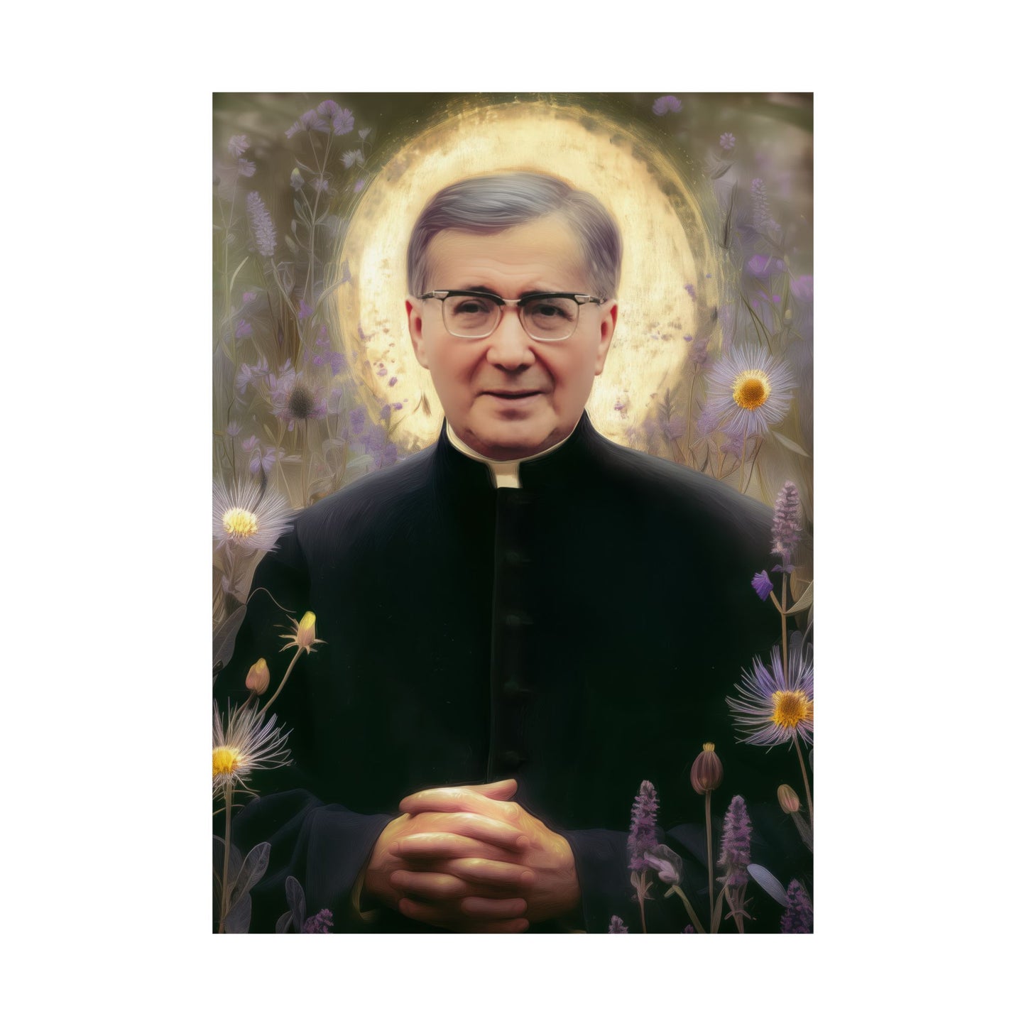 Saint Josemaría Escrivá - Sanctified Souls Print - Multiple Sizes - Premium Matte Vertical Posters