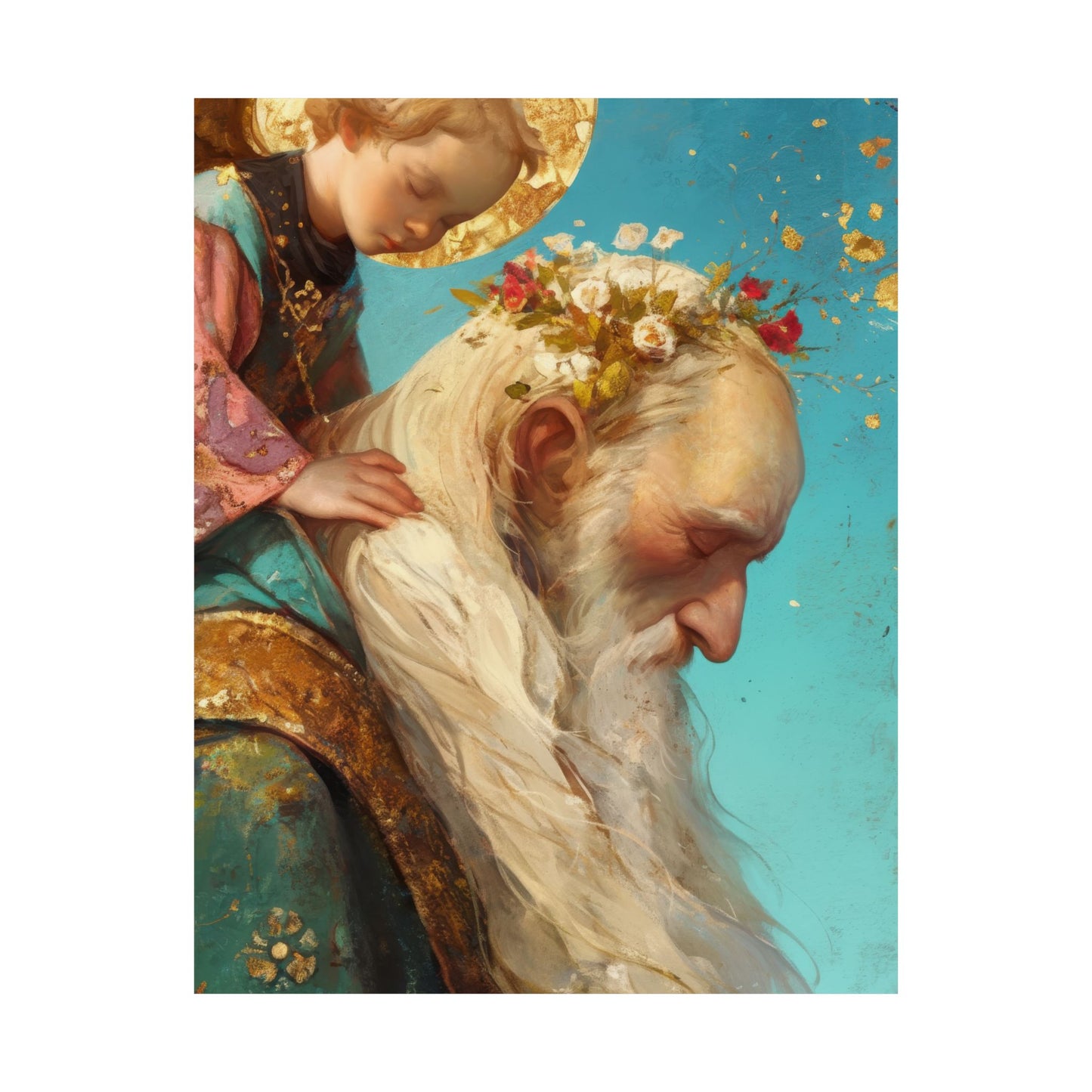 Saint Alexis Falconieri - Sanctified Souls Print - Multiple Sizes - Premium Posters - Catholic Art - Christian Home Decor Artwork