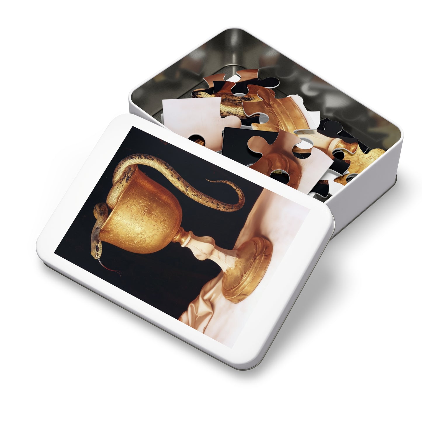 Saint John's Chalice - Puzzle & Keepsake Tin - Religious Jigsaw Puzzle (30, 110, 252, 500,1000-Piece)