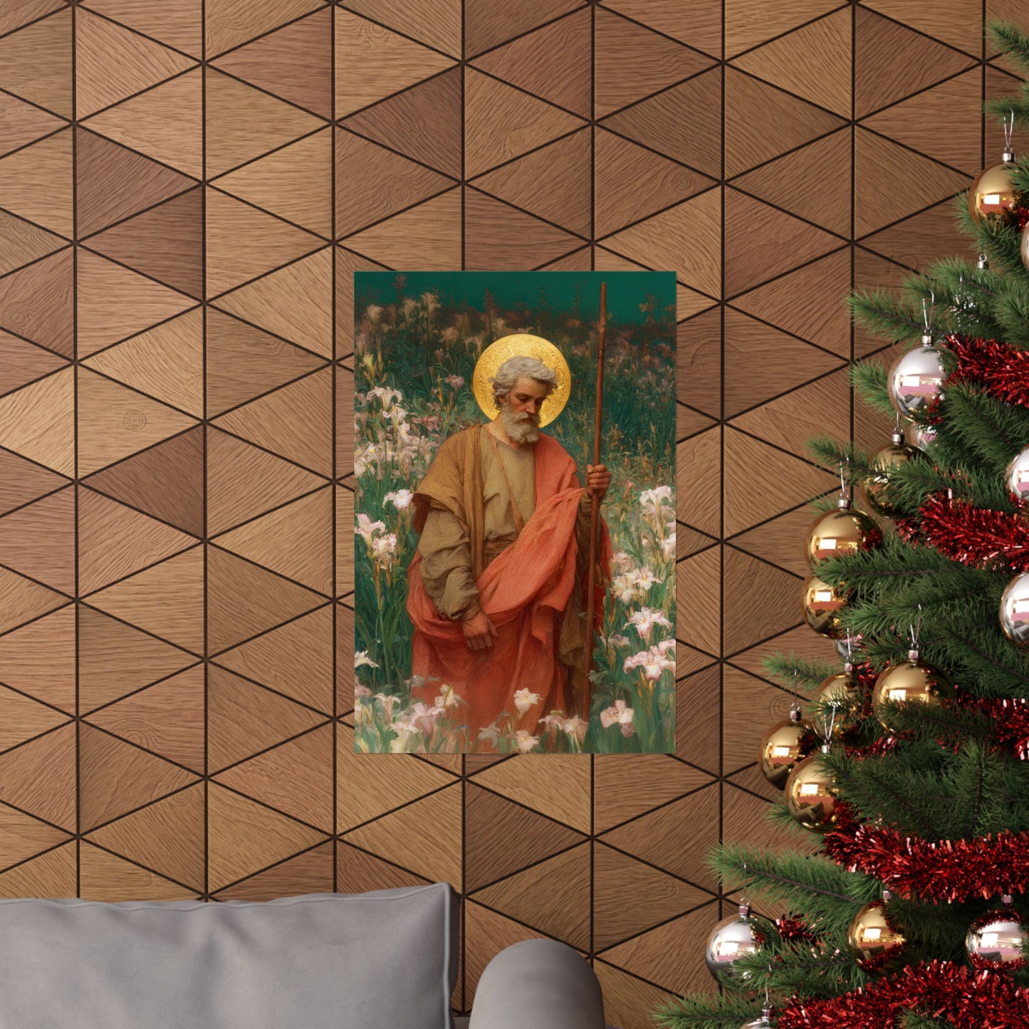 Saint James the Lesser  - Sanctified Souls Print - Multiple Sizes - Premium Posters - Catholic Art - Christian Home Decor Artwork