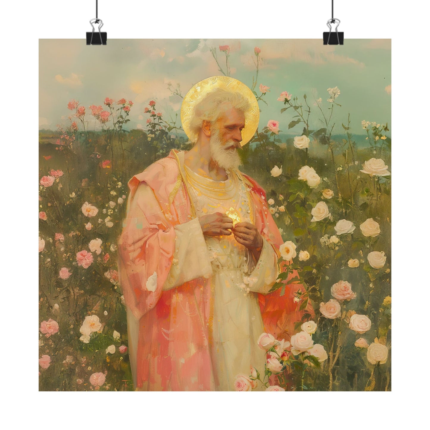Saint Valentine -  Catholic Art - Multiple Sizes - Premium Posters - Catholic Art - Christian Home - Catholic Saint Art