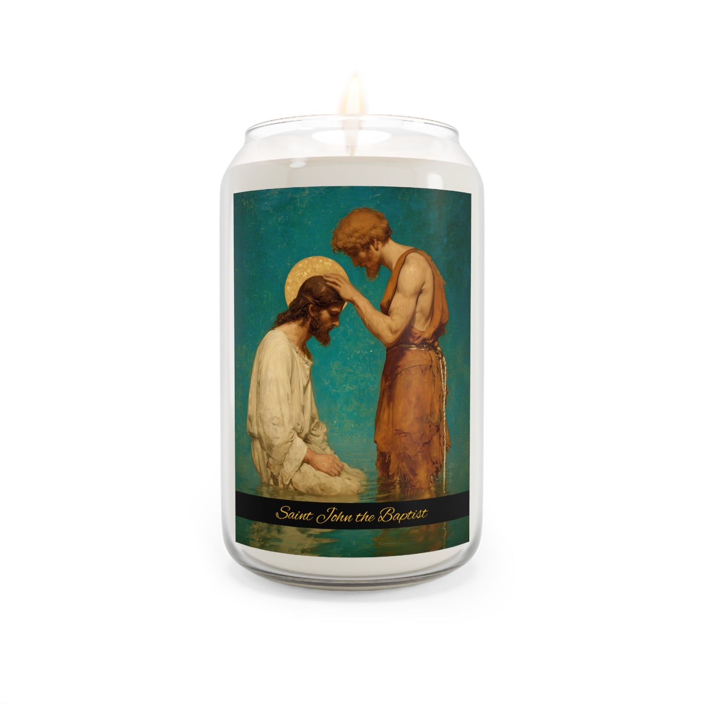 Saint John the Baptist, The Prophet and the Promise - Scented Prayer Candle, 13.75oz - Tall Size - Religious Prayer Candle - Catholic Home