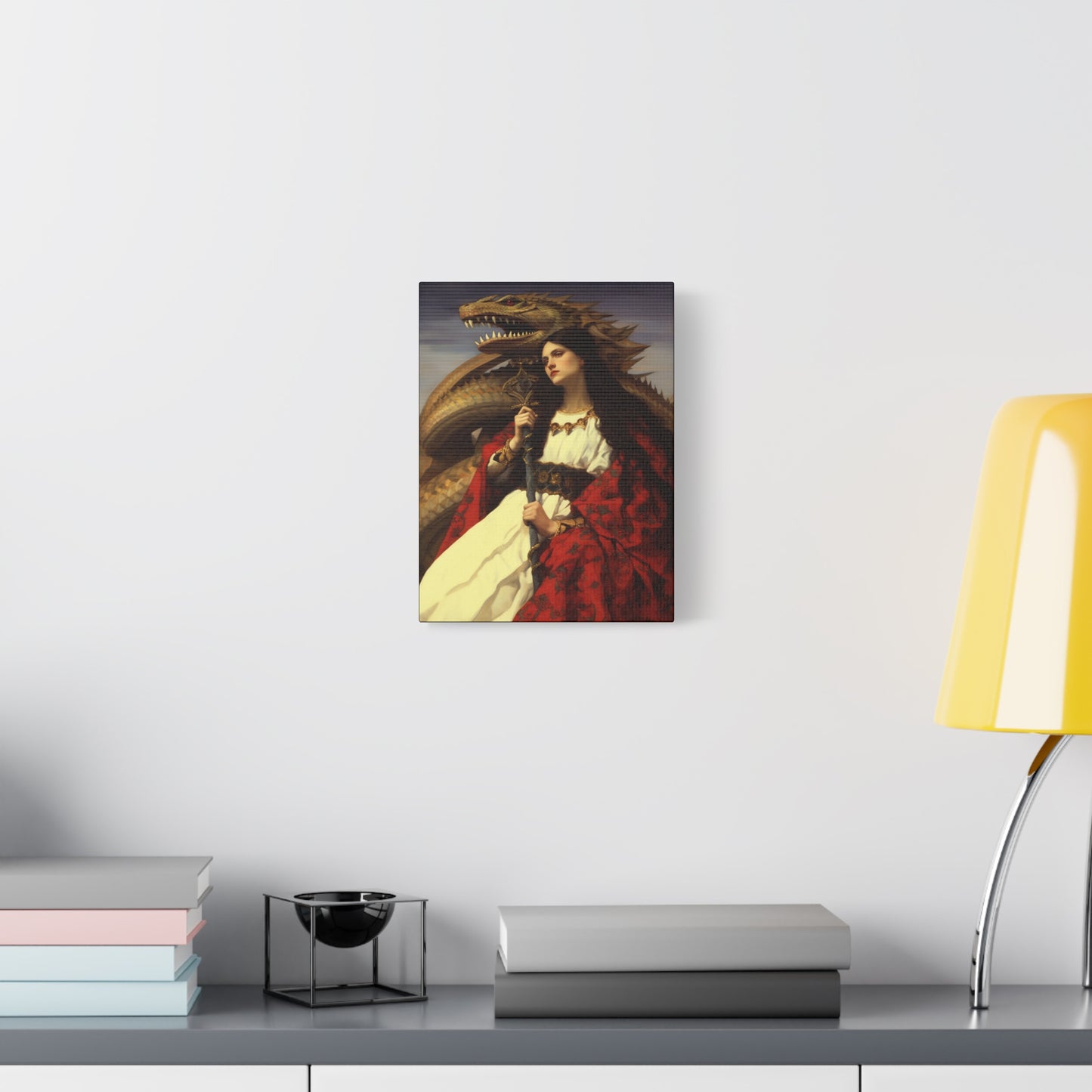 Saint Martha of Bethany Canvas Print - Multiple Sizes - Catholic Home art - Museum Wrapped Canvas - Sanctified Souls Print