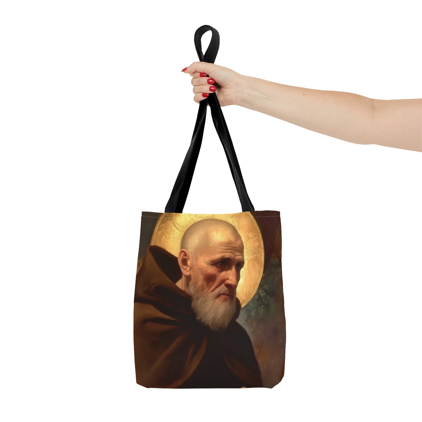 Saint Ignatius of Laconi - Tote Bag - Large Medium Small Faith Art Bag - Catholic Faith Purse