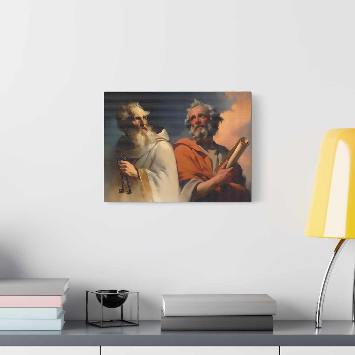Saint Peter and Saint Paul - Museum Wrapped Canvas - Print - Religious Art for your Home - Christian print