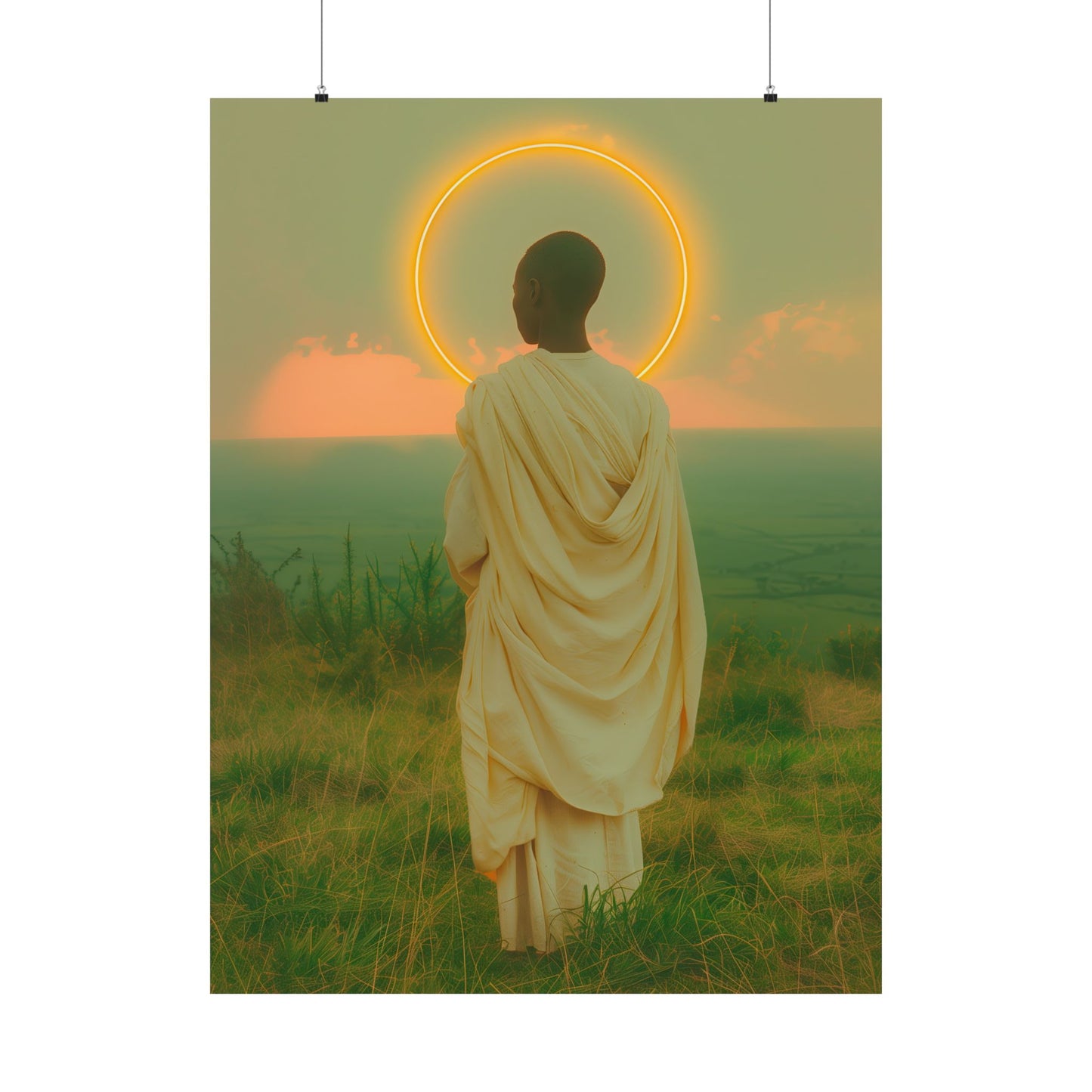 Saint Charles Lwanga- Sanctified Souls Print - Multiple Sizes - Premium Posters - Catholic Art - Christian Home Decor Artwork