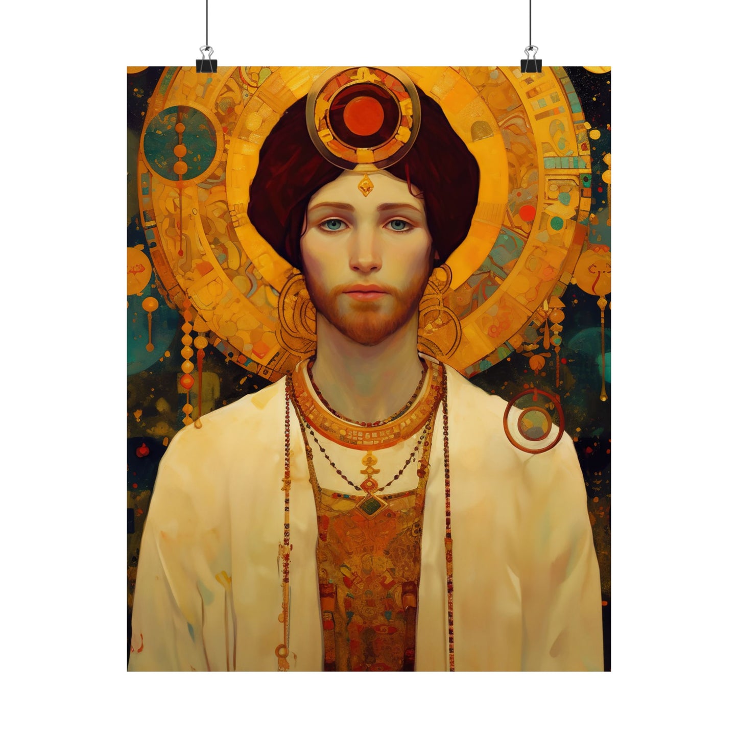 Saint Abdiesus - Sanctified Souls Print - Multiple Sizes - Premium Matte Vertical Posters