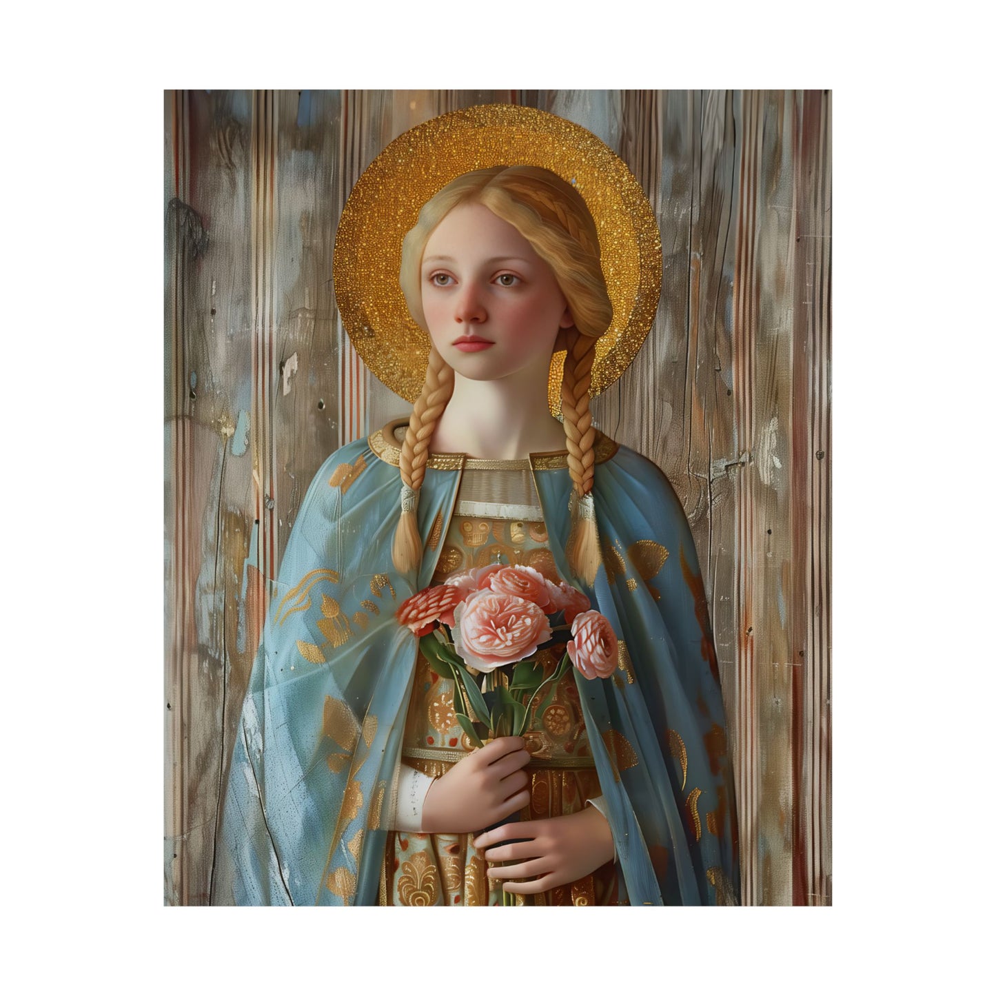 Saint Fina / Seraphina Print - Sanctified Souls Print - Multiple Sizes - Premium Matte Vertical Posters