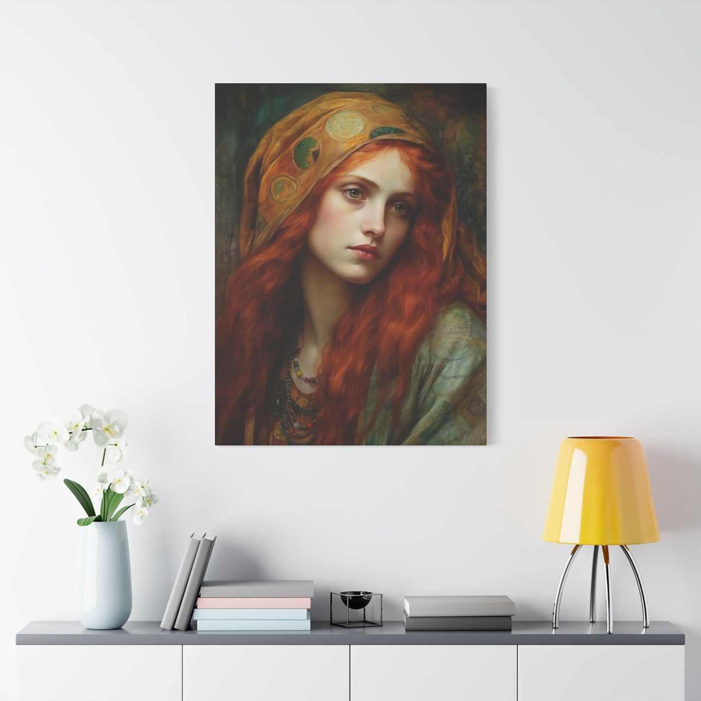 Mary Magdalene's Inner Peace Canvas Print - Multiple Sizes - Museum Wrapped - Mary Magdalene Portrait Art