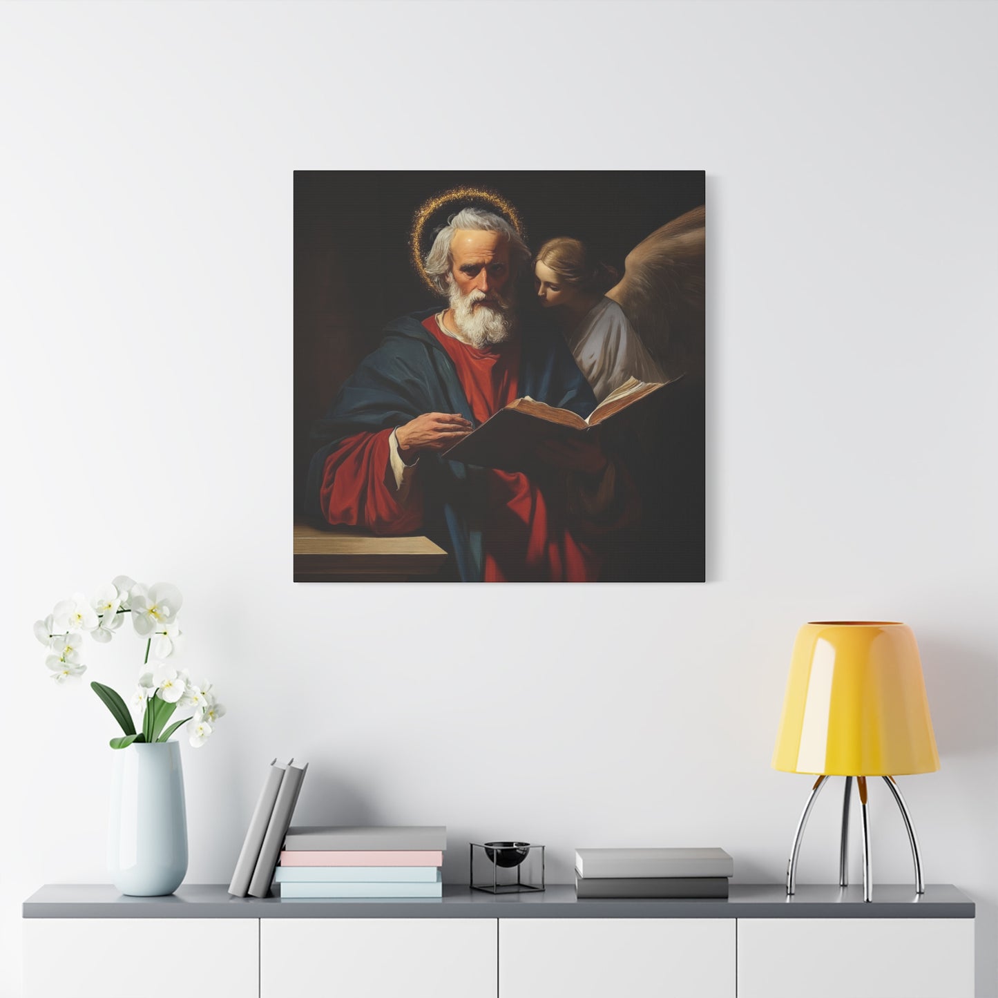 Saint Matthew the Apostle - Gallery Wrapped Canvas - Print - Religious Art for your Home - Catholic