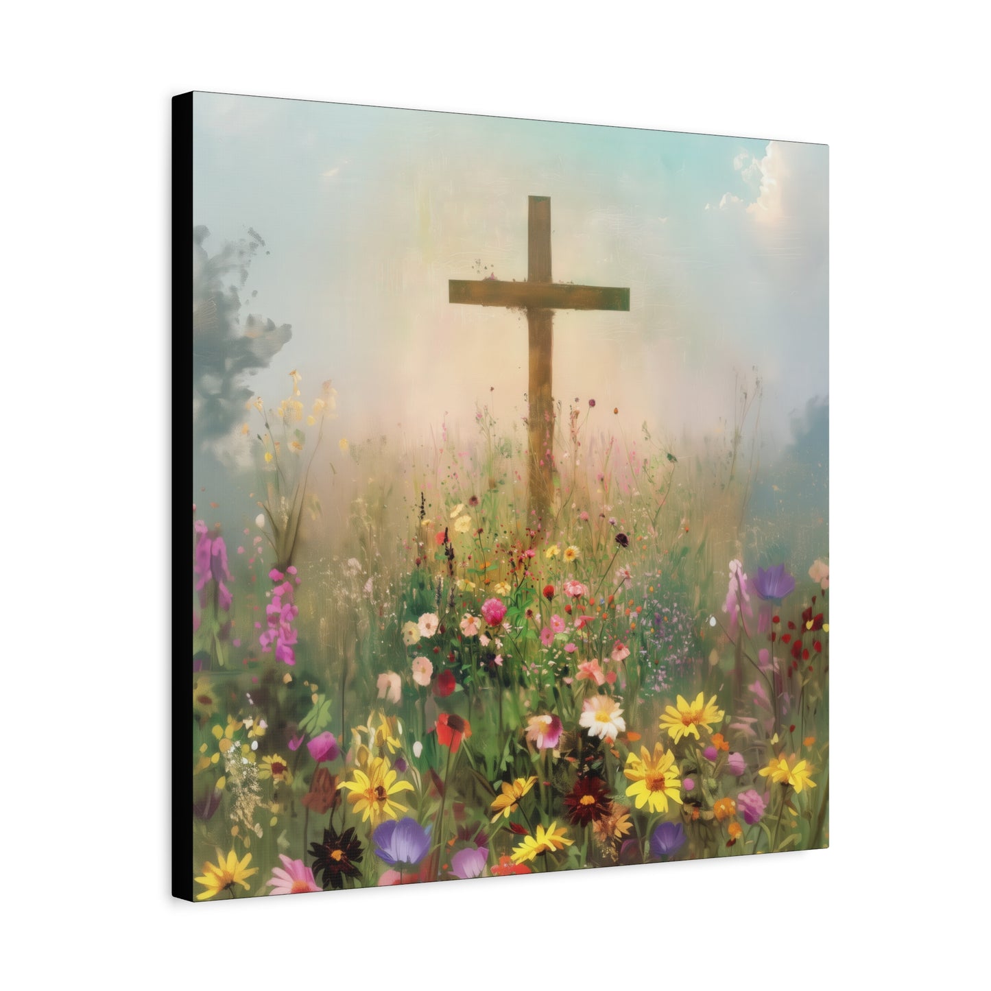 The Cross That Called the Earth to Life - Gallery Wrapped Canvas - Print - Religious Art for your Home - Catholic