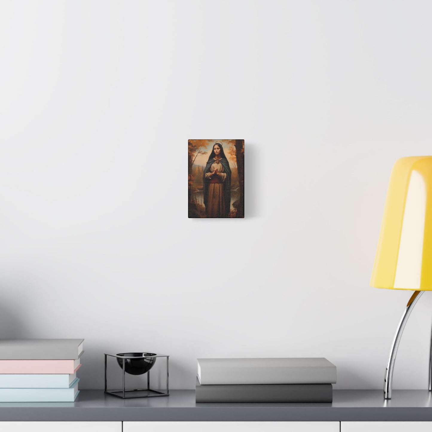 Saint Kateri Tekakwitha -  Museum Wrapped Canvas - Sanctified Souls Print - Religious Art for your Home