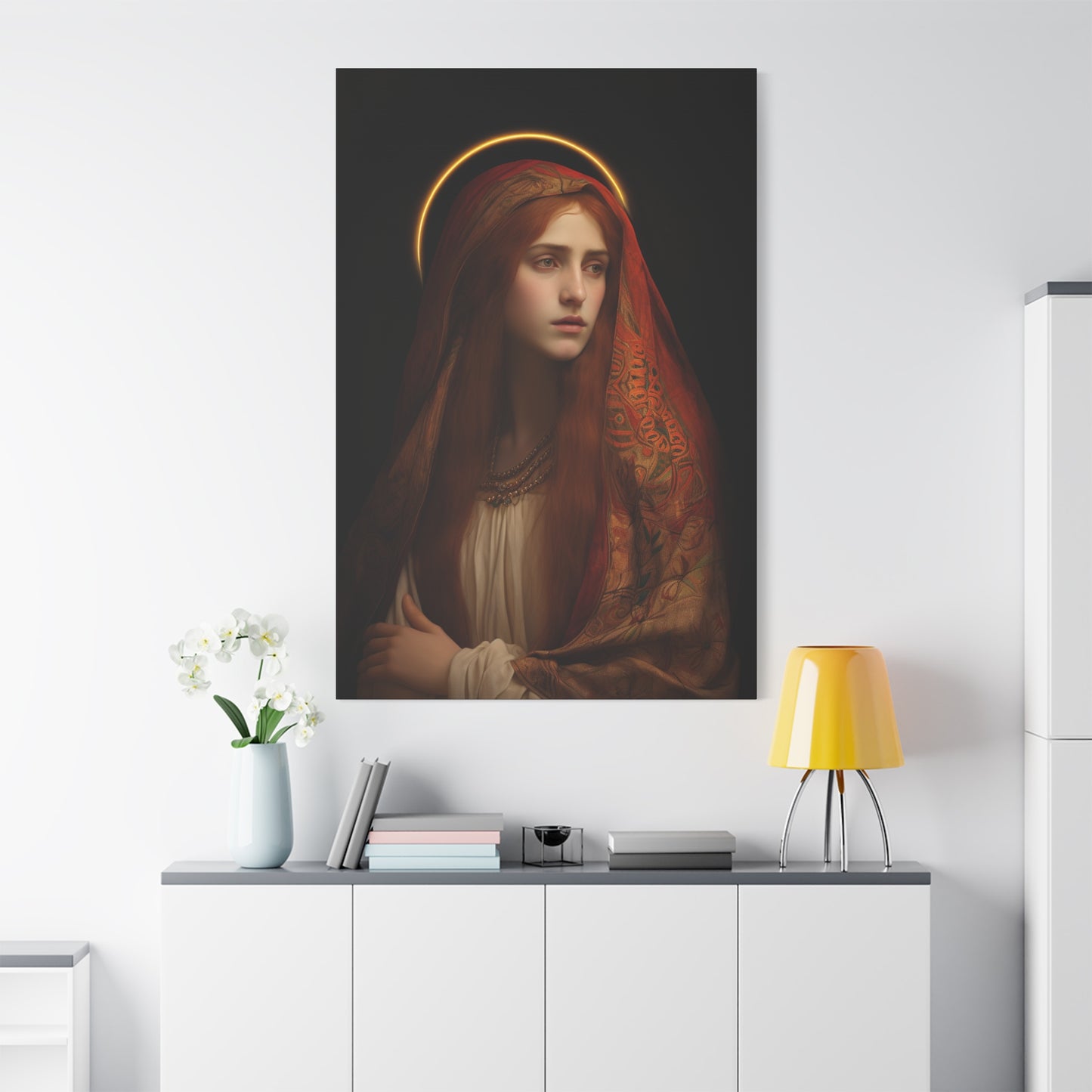 The Beloved Disciple - Mary Magdalene's Devotion - Museum Wrapped Canvas - Sanctified Souls Print - Religious Art for your Home