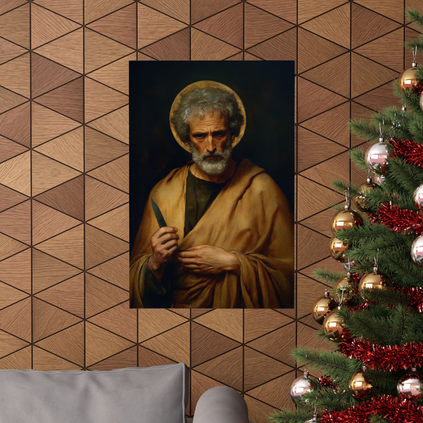 Saint Bartholomew the Apostle - Sanctified Souls Print - Multiple Sizes - Premium Matte Vertical Posters