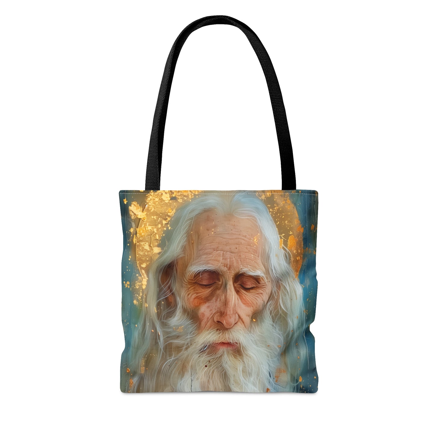 Saint Paul the Simple Tote Bag - Large Medium Small Faith Art Bag - Catholic Faith Art purse - Double Sided