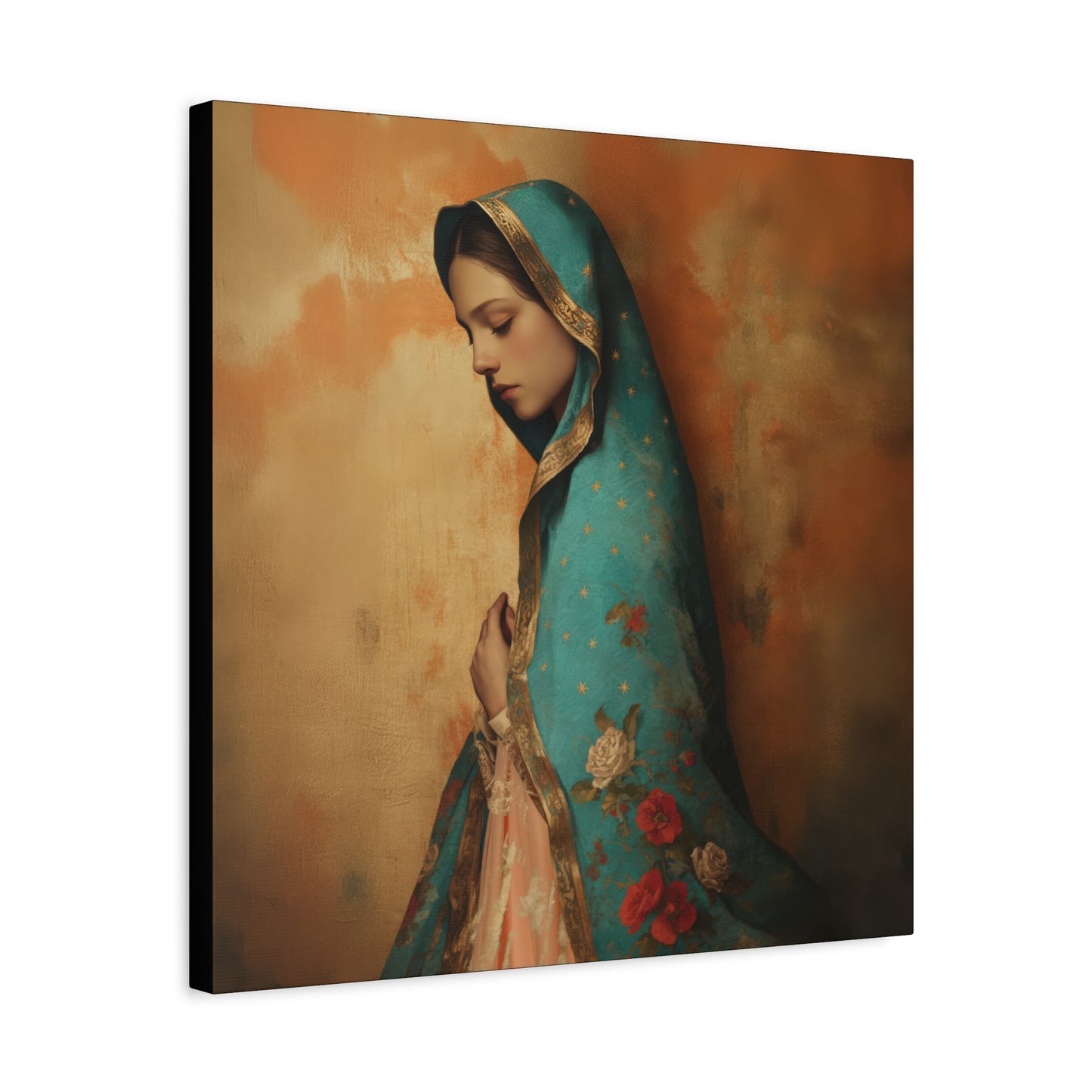 Our Lady of Guadalupe - Gallery Wrapped Canvas - Print - Religious Art for your Home - Catholic Art