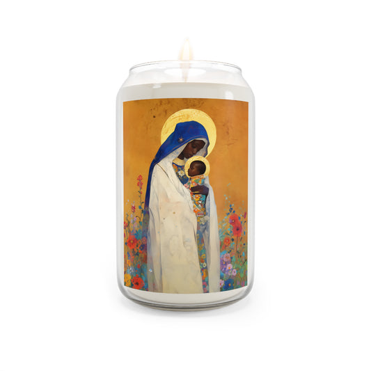 The Divine Embrace- Our Lady of Kibeho's Love - Scented Prayer Candle, 13.75oz -  Candle - Catholic Art - prayer room Scented Candle
