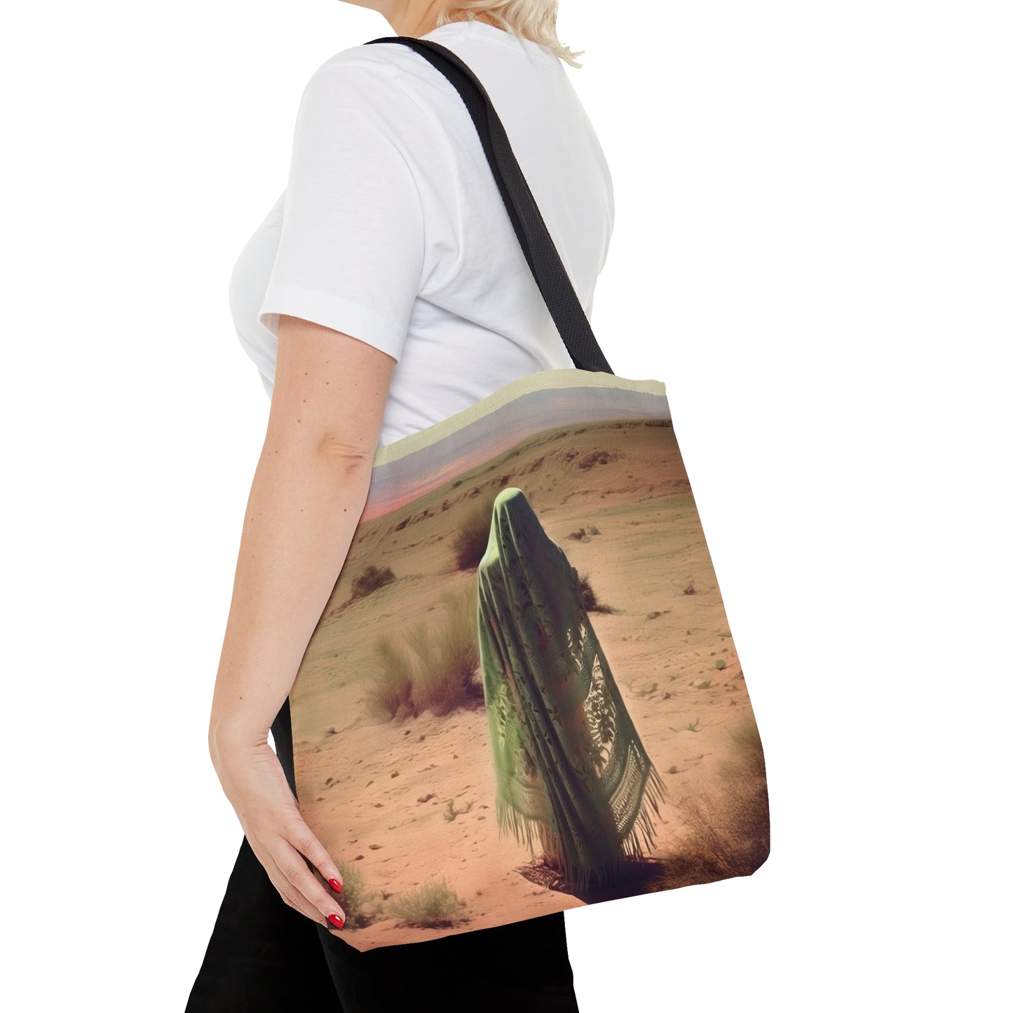 Saint Theodora of Alexandria Tote Bag - Catholic faith inspired carry-all purse - day to day bag - Desert Mothers Series