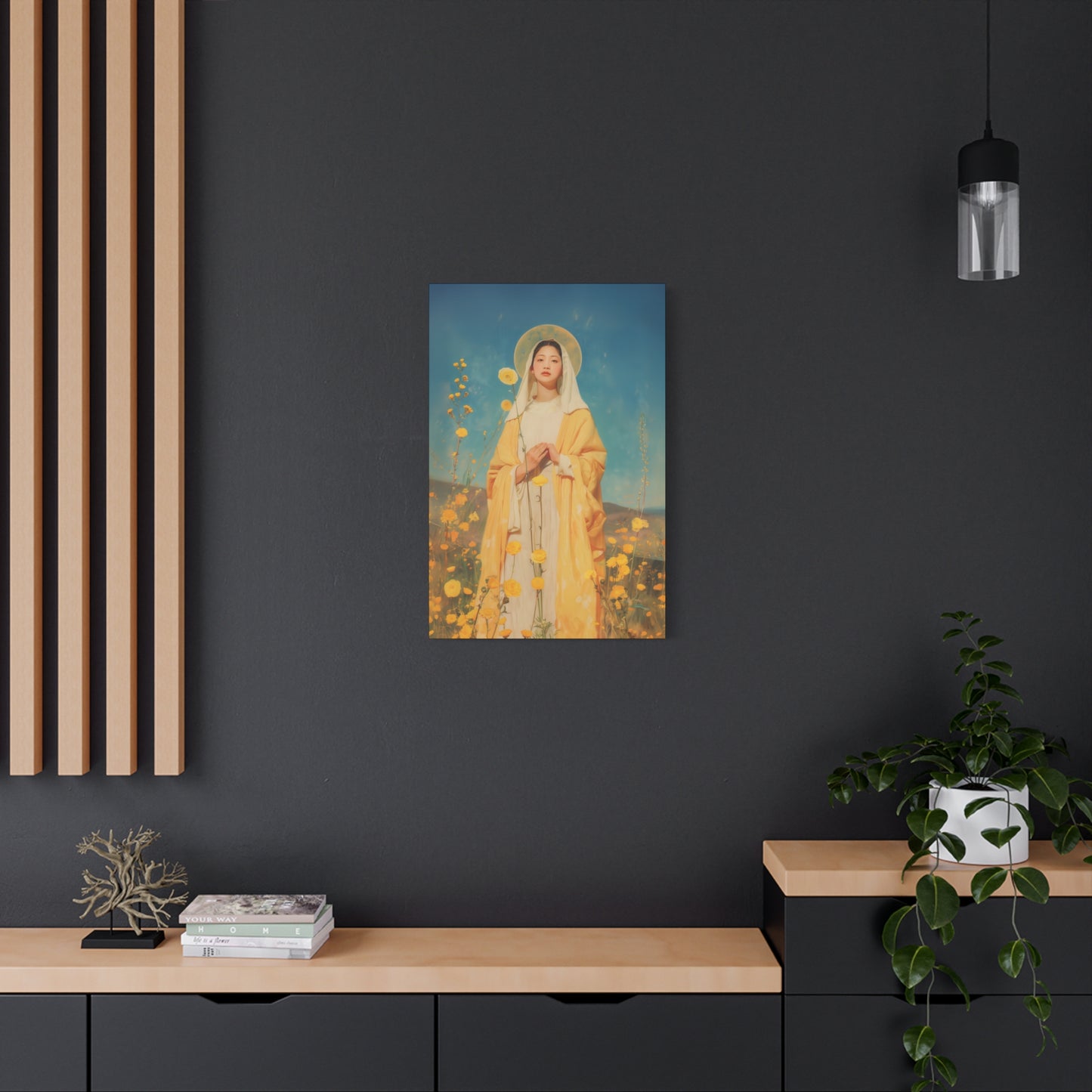 Saint Agatha Lin - Gallery Wrapped Canvas - Print - Religious Art for your Home - Catholic Art