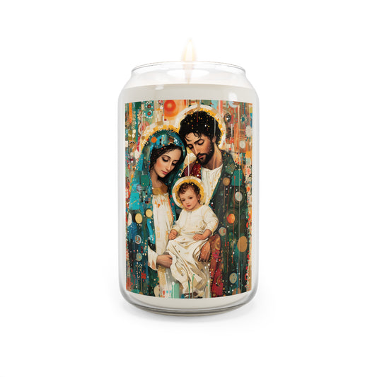 Eternal Light - Mary, Joseph, and the Christ Child Candle  - Scented Prayer Candle, 13.75oz -  Candle - Catholic Art - Jesus - Holy Family